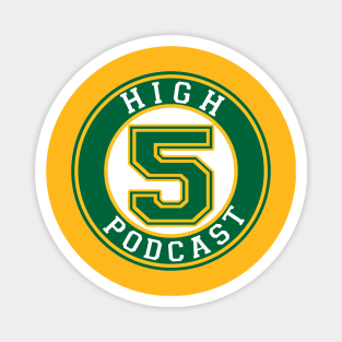 High 5 Green Logo Magnet